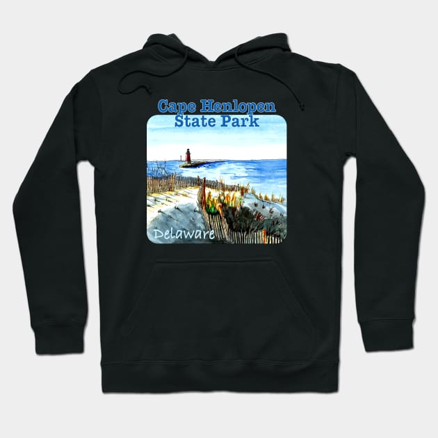 Cape Henlopen State Park, Delaware Hoodie by MMcBuck